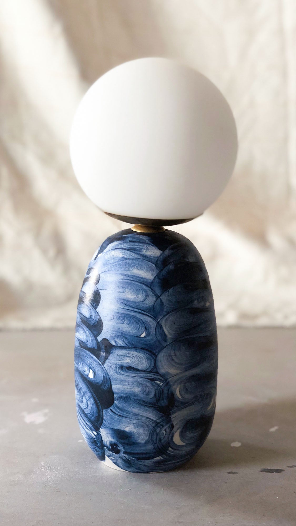 Blue Small Lamp