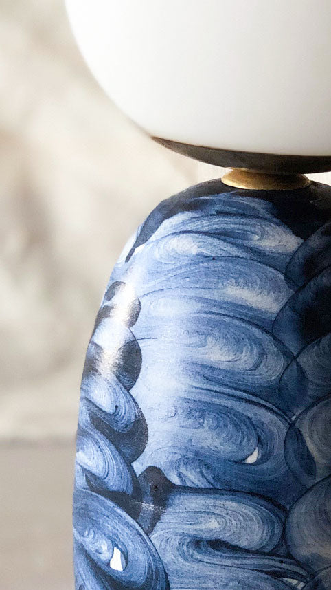 Blue Small Lamp