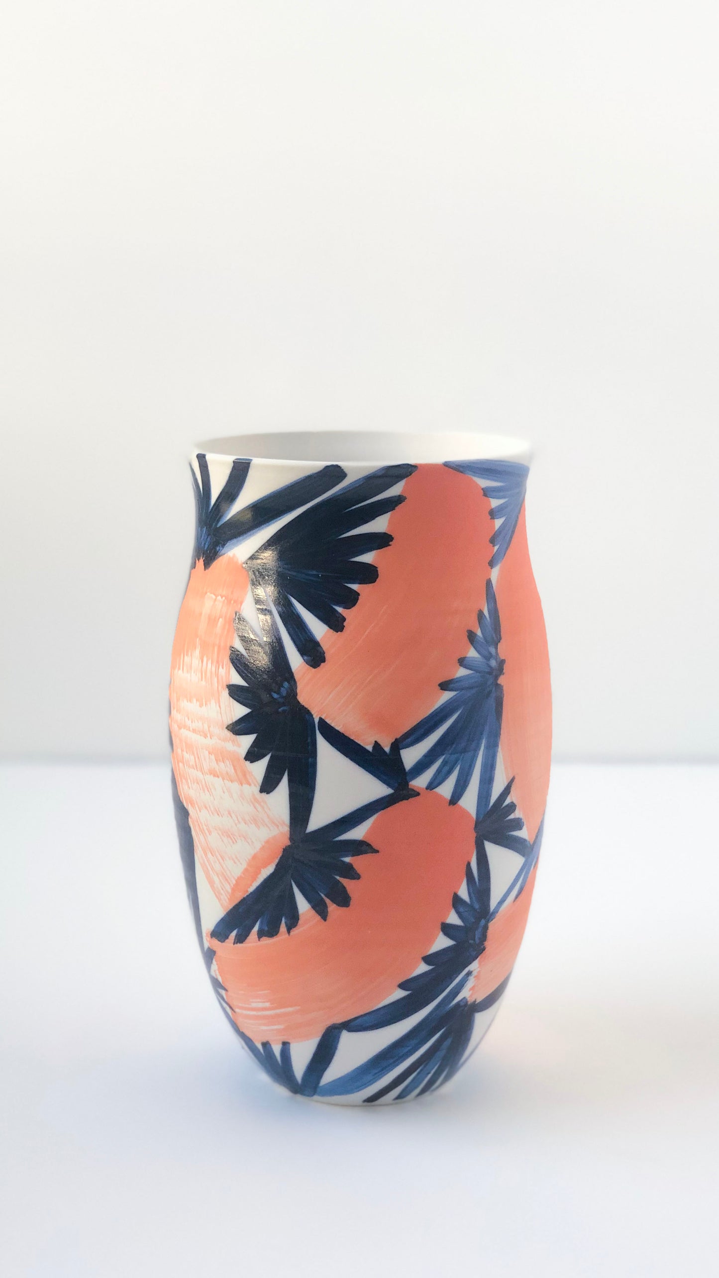 Coral Cobalt AM Vase