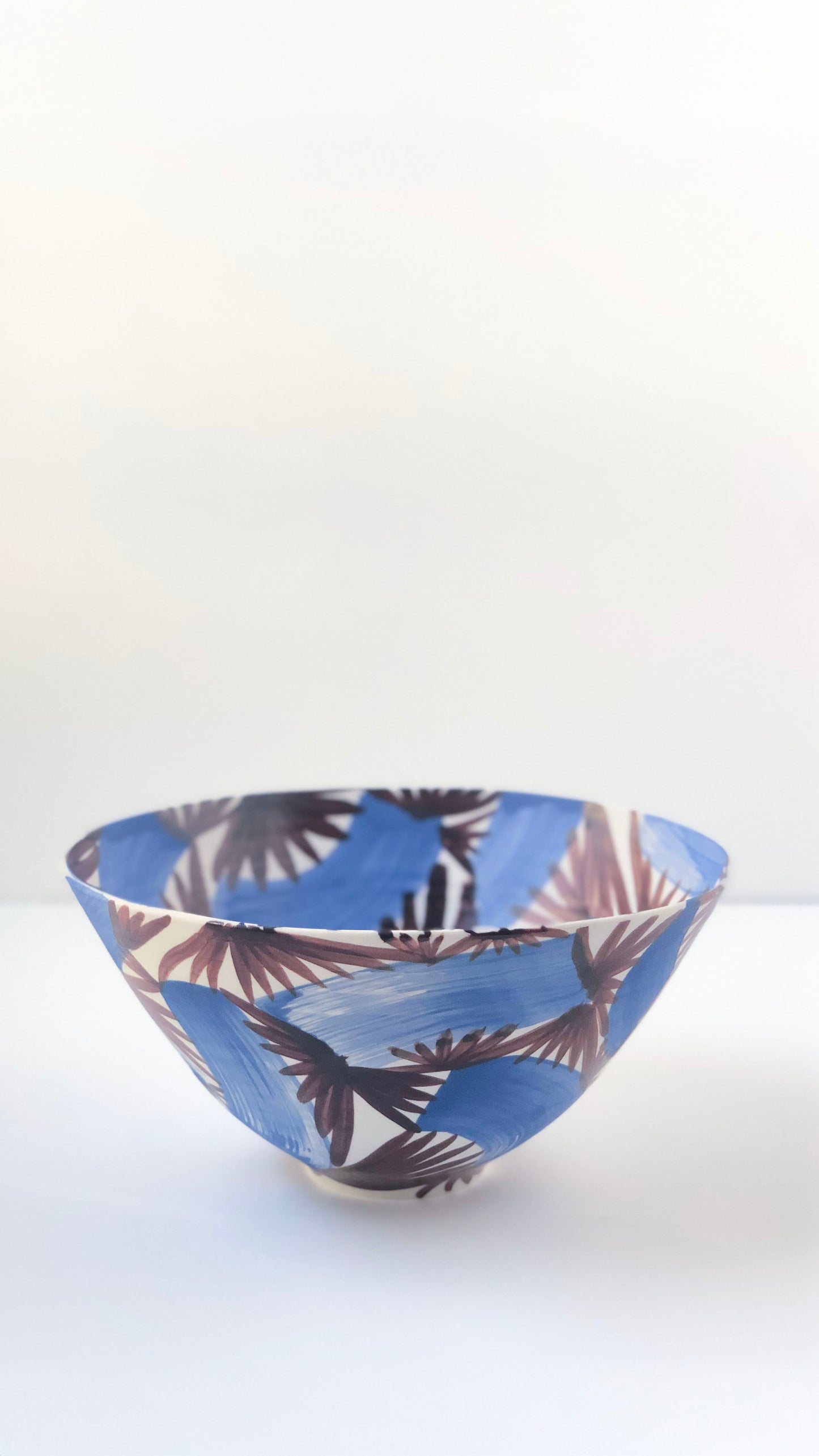 Delphinium Brown Bowl