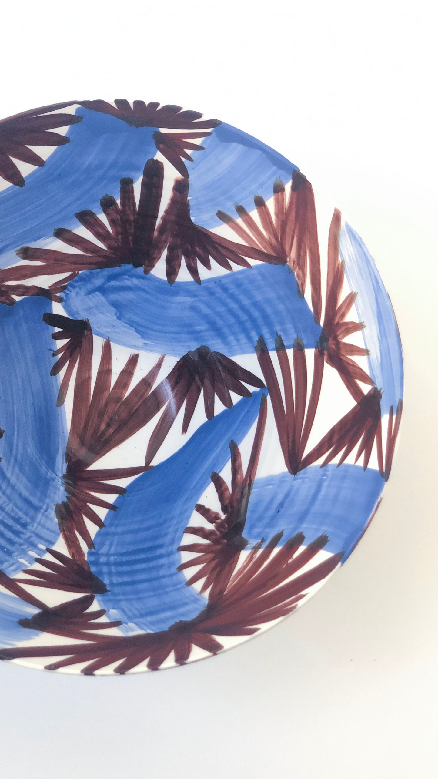 Delphinium Brown Bowl