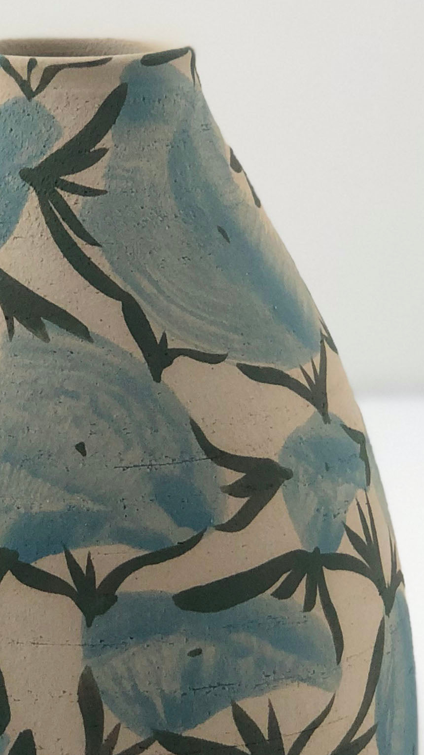 Green Cotton Vase