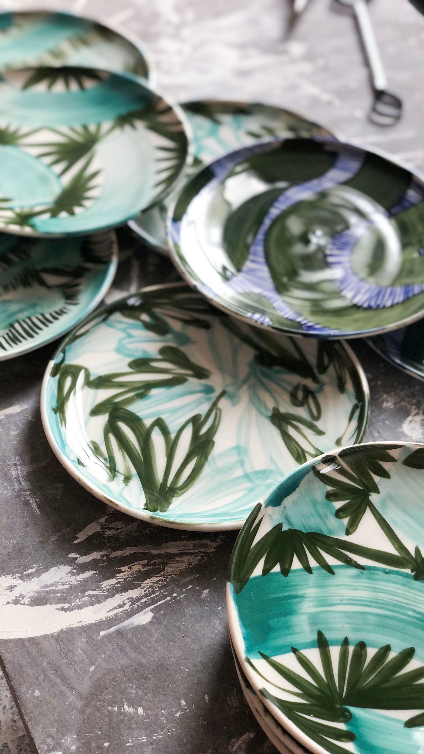 Green Plates | Cocktail plates
