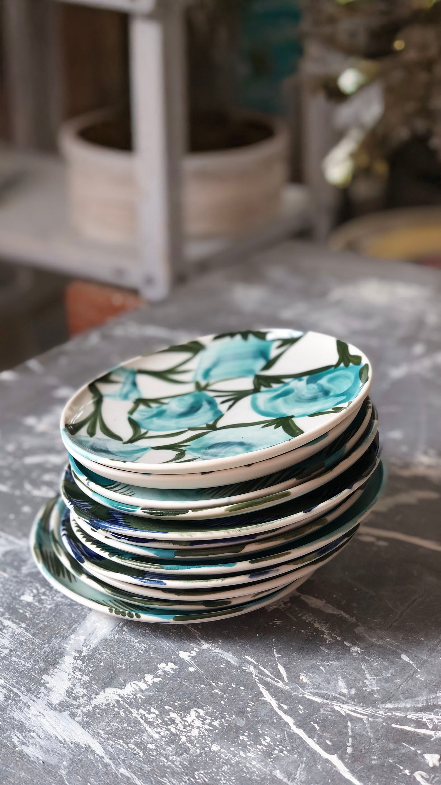 Green Plates | Cocktail plates