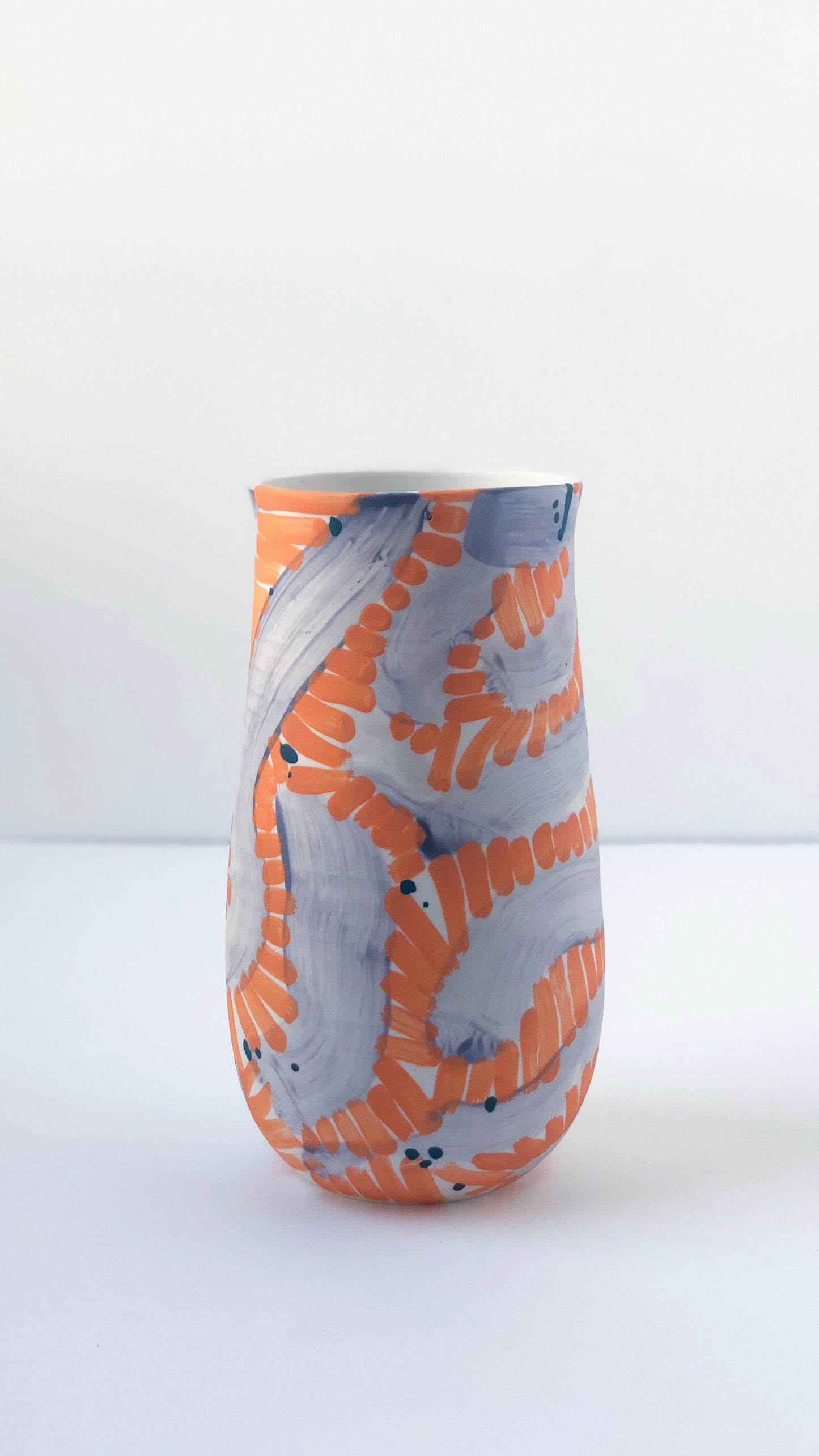 Plum Orange Vase #2