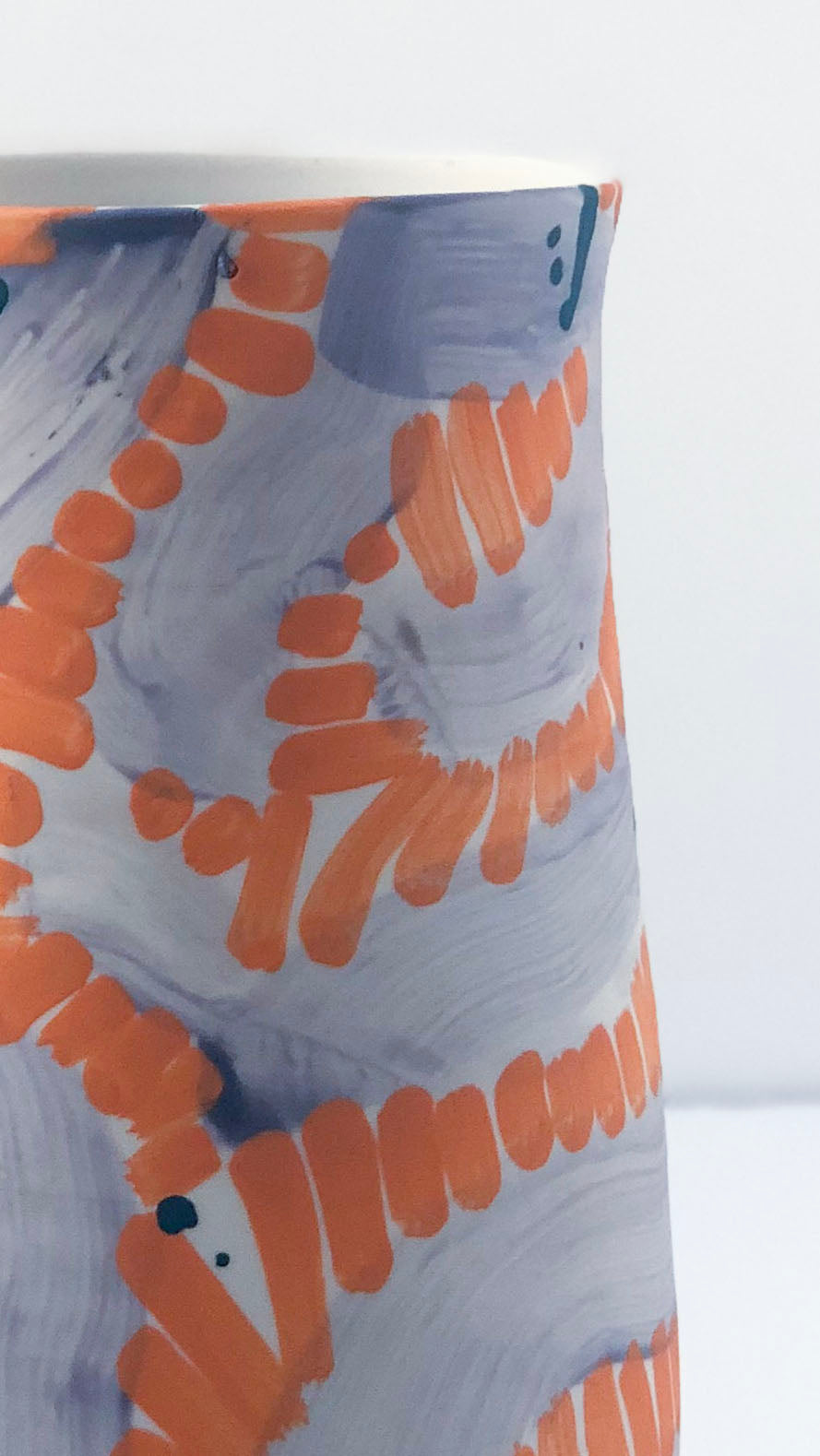 Plum Orange Vase #2
