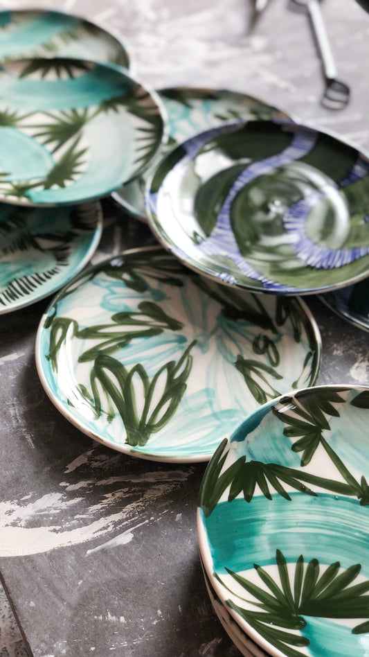 Green Plates | Cocktail plates