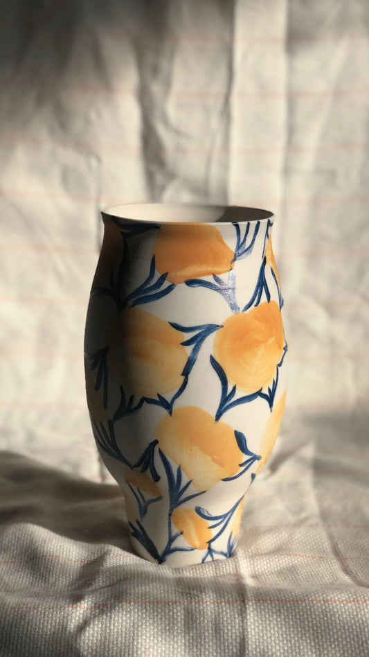 Golden/Yellow Cotton Vase