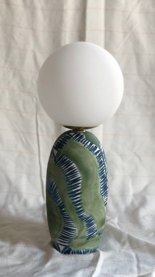 Green/Blue Table Lamp